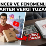 Influencer ve Fenomenler İçin Vergi